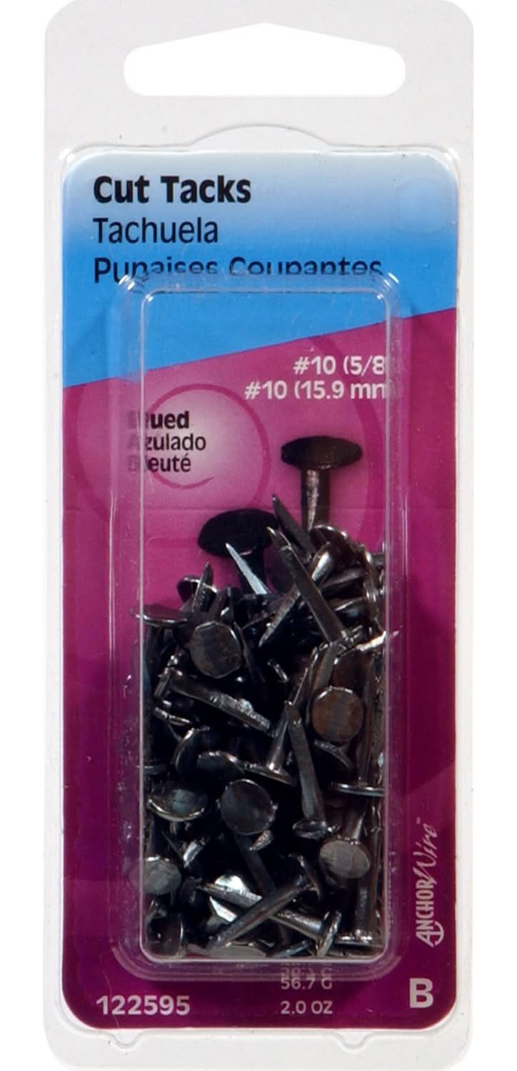 Hillman Anchor Wire No. 10 X 5/8 In. L Blue Steel Cut Tacks 1 Pk