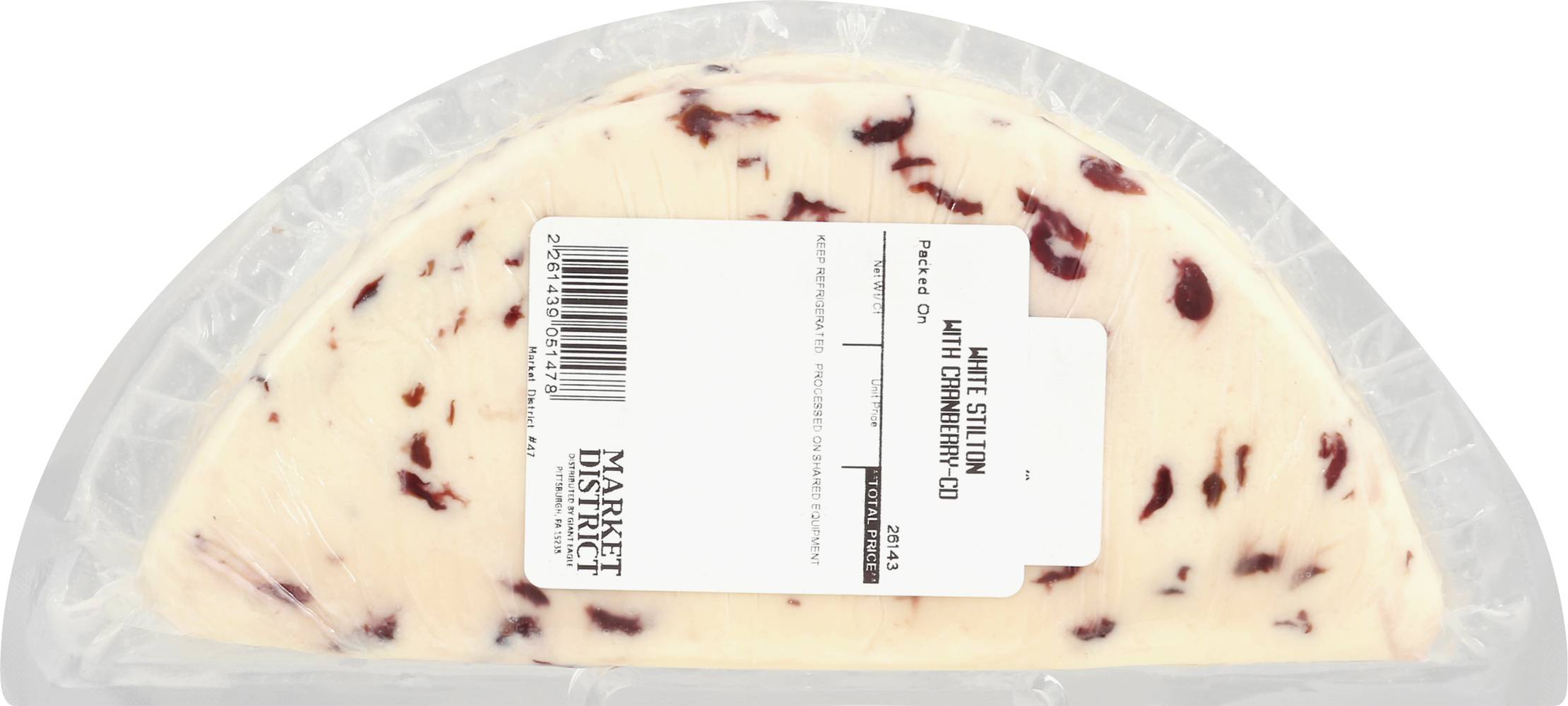 Clawson Scarlet White Stilton Cheese With Cranberries Delivery