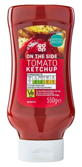 Co-op On the Side Tomato Ketchup (550g)