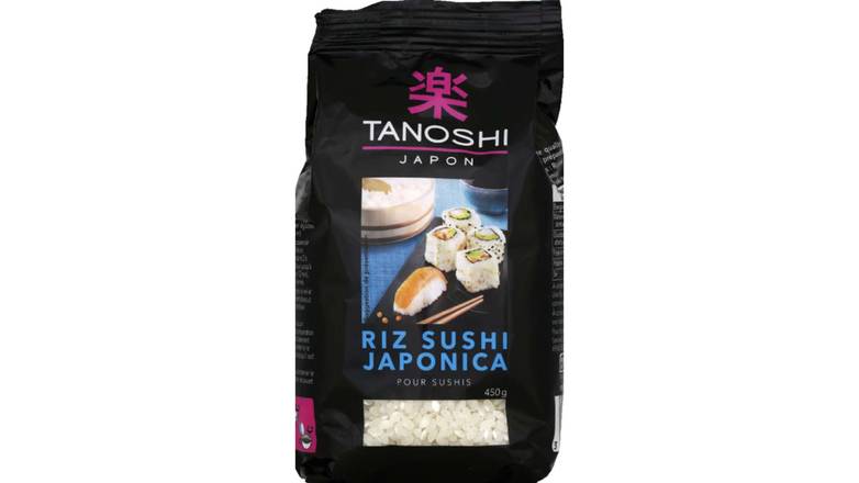 Tanoshi Riz sushi japonica pour sushis Le sachet de 450g