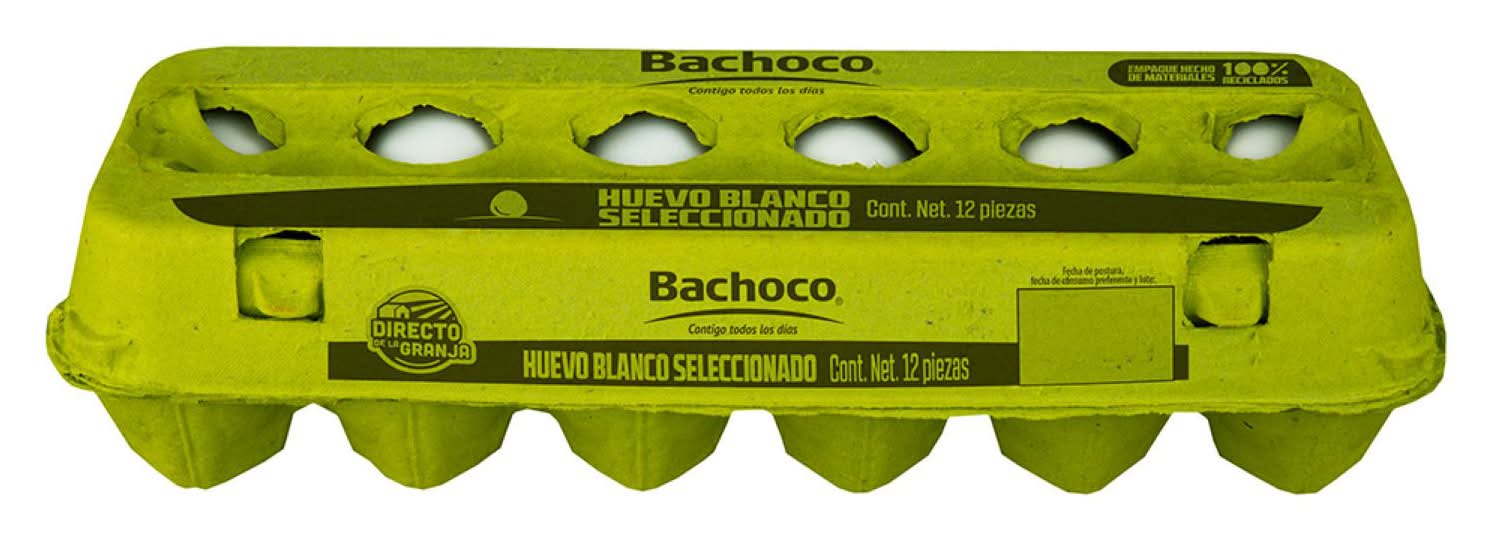 Bachoco · Huevo blanco seleccionado (12 un)