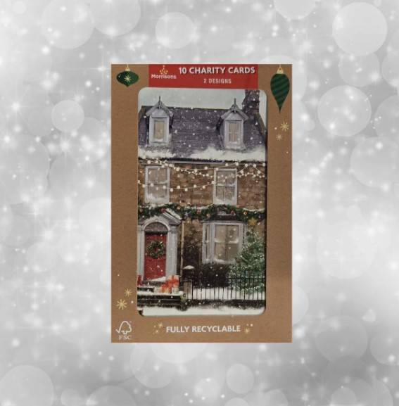 MORRISONS MINI WINTER SCENE CARDS 10 PACK