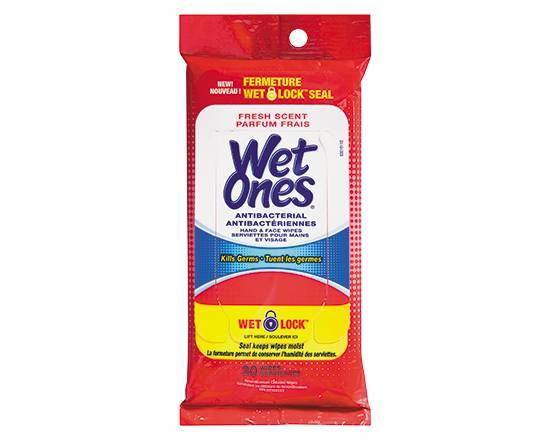 WET ONES ANTIBACTERIAL TRAVEL PACK 20 PK