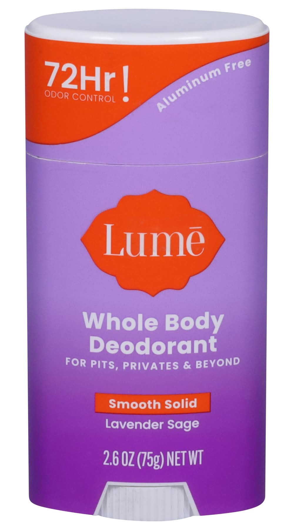 Lume Body Smooth Solid Deodorant Stick, Lavender Sage (2.6 oz)