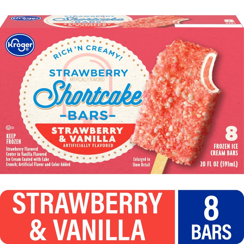 Kroger® Strawberry Shortcake Ice Cream Bars