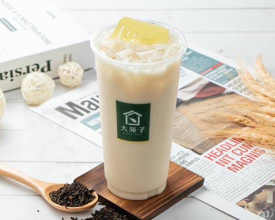 布丁奶茶-大杯 Pudding Milk Tea-Large