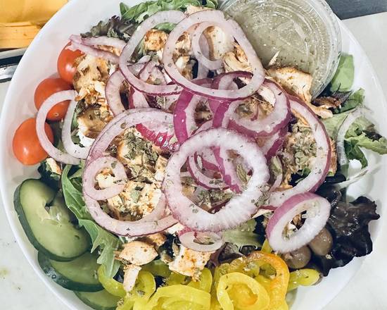Greek Salad with Chicken