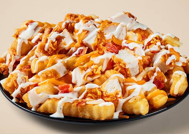 Chicken Bacon Ranch Loaded Fries