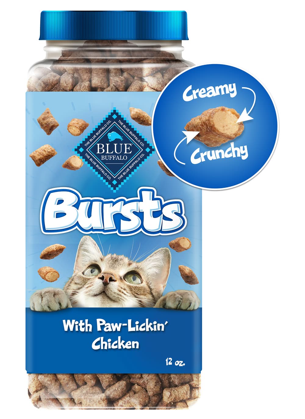 Blue Buffalo Chicken Bursts Cat Treats (12 oz)