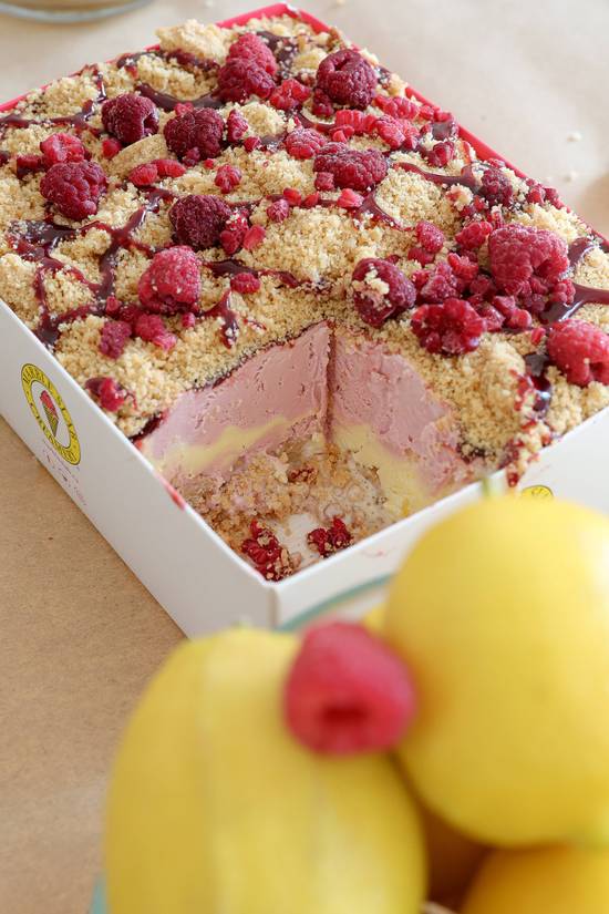 Lemon Raspberry Crumble