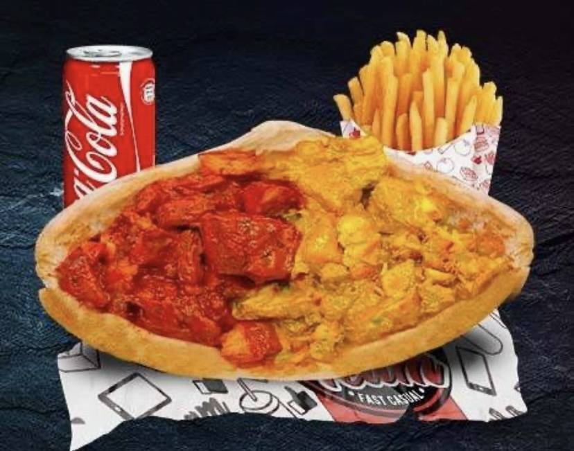 SANDWICH MIXTE  jaune et rouge 🍗 🐔