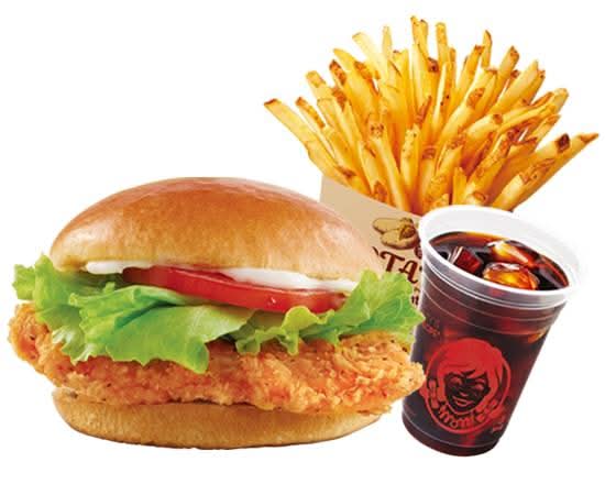 スパイシーチキンフィレバーガーUSAセット(RN)