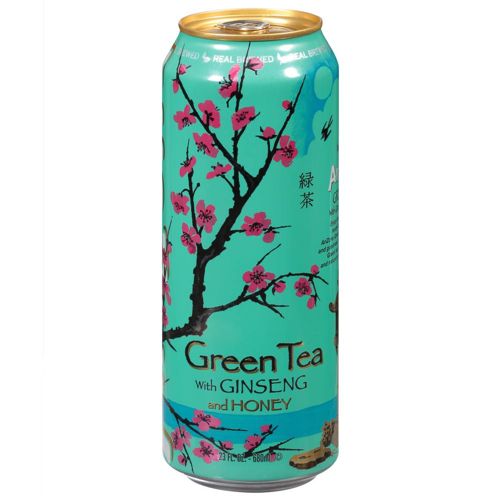 Arizona Real Brewed With Ginseng and Honey Green Tea (23 fl oz)