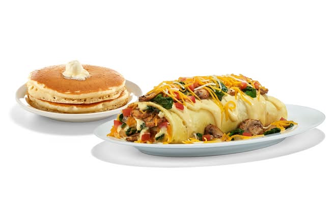 Spinach & Mushroom Omelette