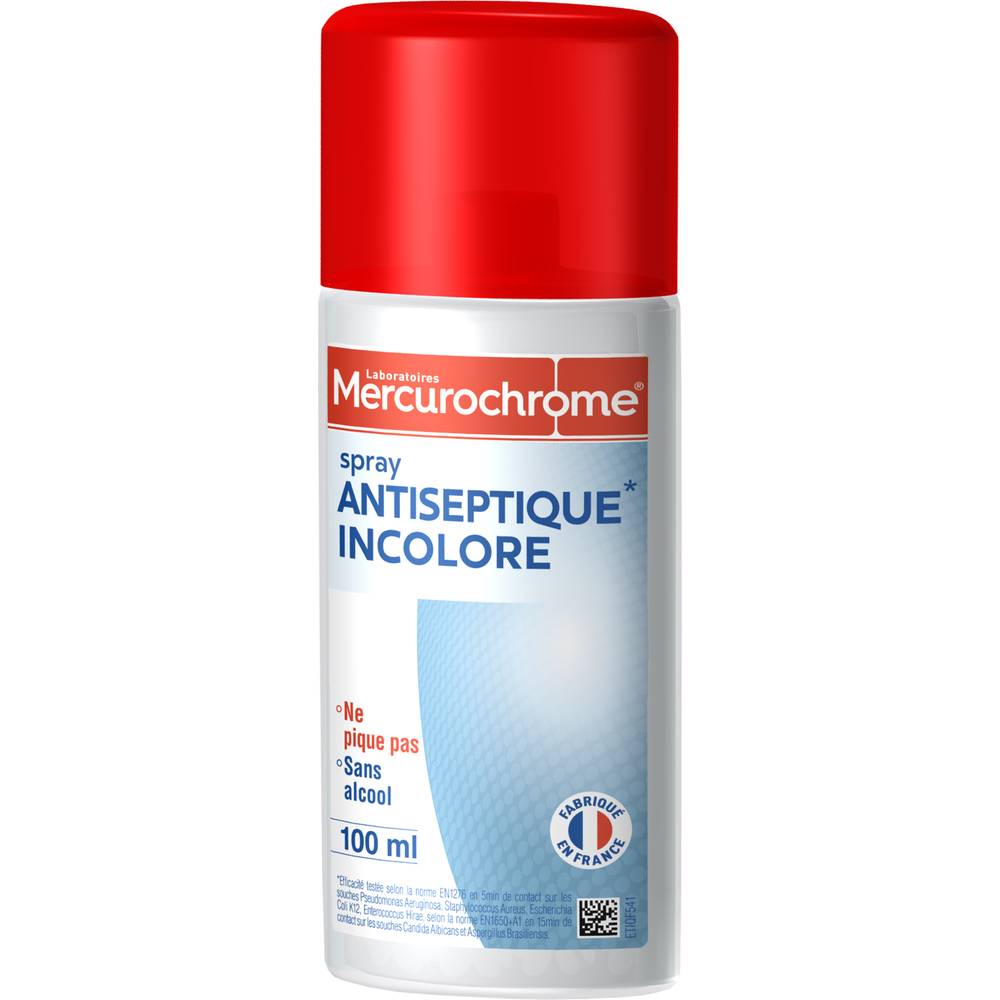 Mercurochrome - Spray antiseptique incolore (100ml)