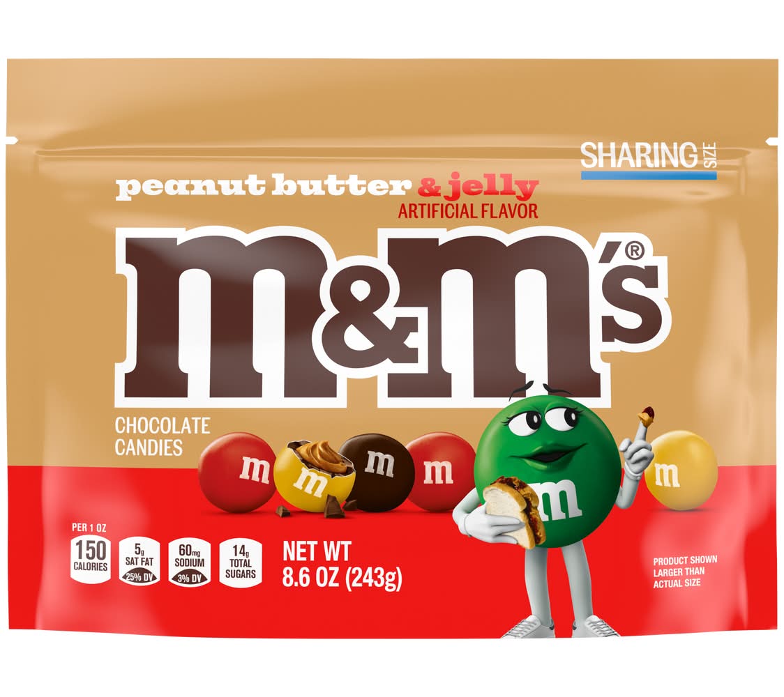 M&M's Candy, Peanut Butter-Jelly (8.6 oz)