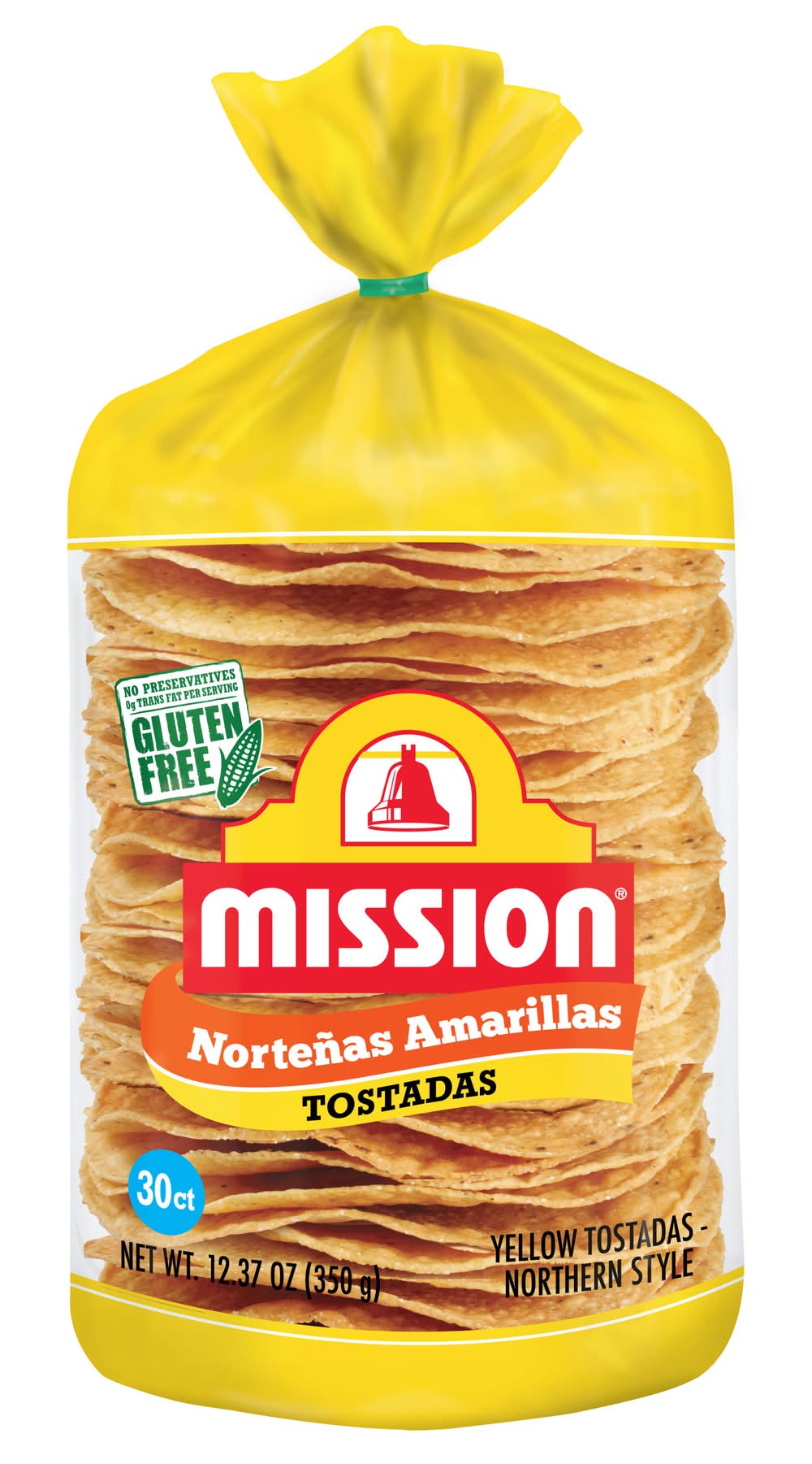 Mission Missn Tostada Maizena Yel (12.6 oz)
