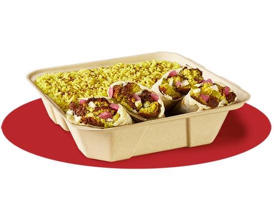 Falafel Shawarma Saj Box