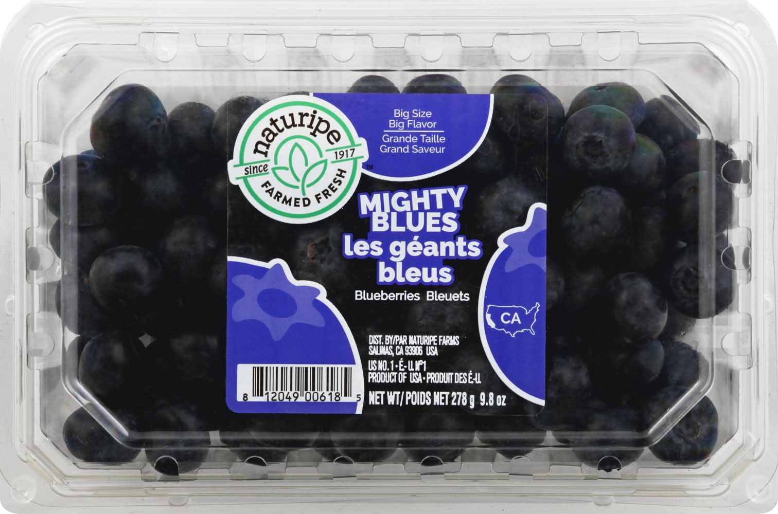 Naturipe Farmed Fresh Mighty Blues Blueberries (9.8 oz)
