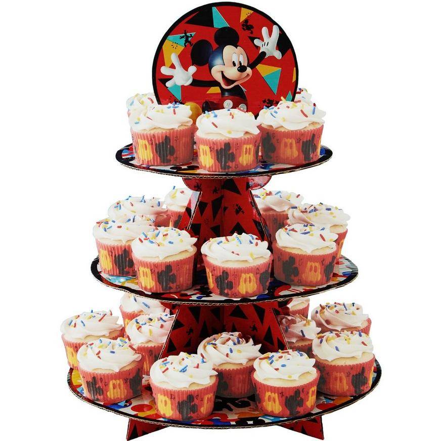 Wilton Mickey Mouse Cardstock Cupcake Stand, 11.7in x 16in