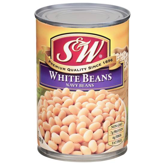 S&W Navy Beans White Beans