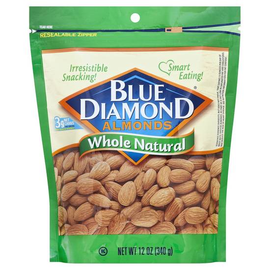 Blue Diamond Almonds Whole Natural (12 oz)