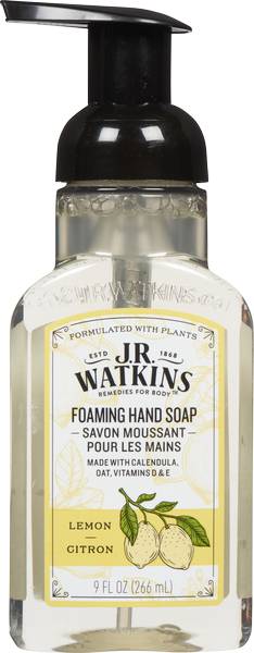 J.R. Watkins Foaming Hand Soap, Lemon (266 ml)