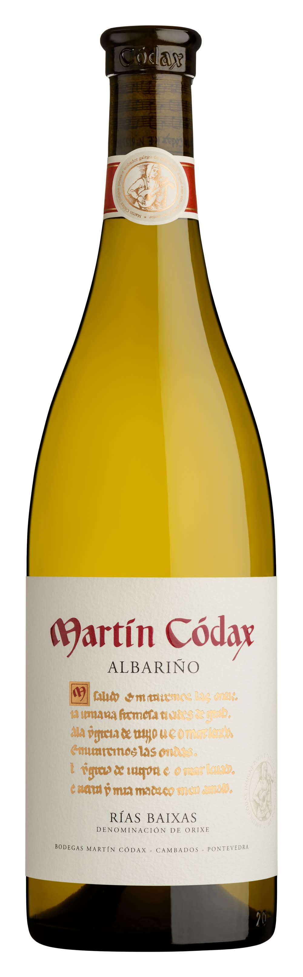 Vino blanco albariño · Martín Códax (750 ml)