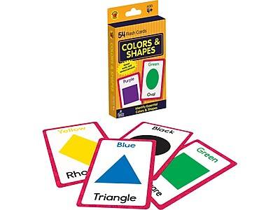 Carson-Dellosa Colors and Shapes Flash Cards (54 ct)