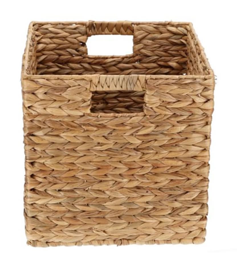allen + roth Large Natural Water hyacinth Decorative Basket
