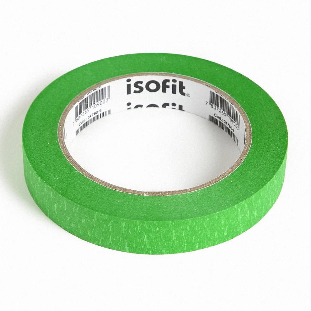 Isofit masking tape verde 18mm x 40mt (1 u)