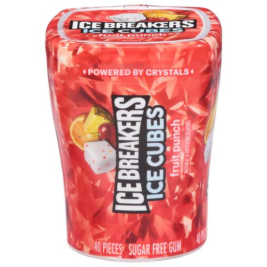 Ice Breakers Ice Cubes Sugar Free Chewing Gum (fruit punch)