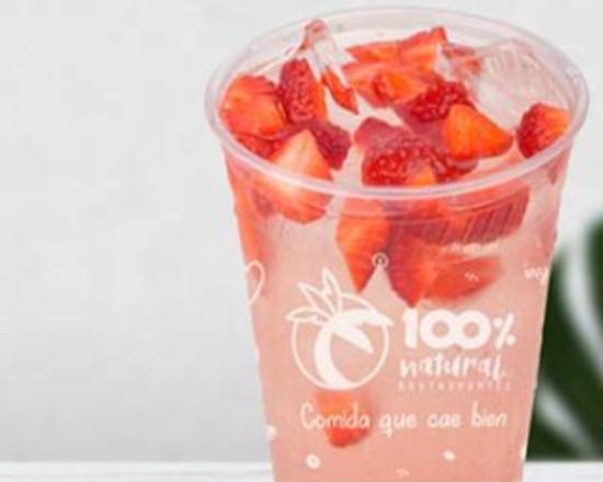 Limonada con fresa