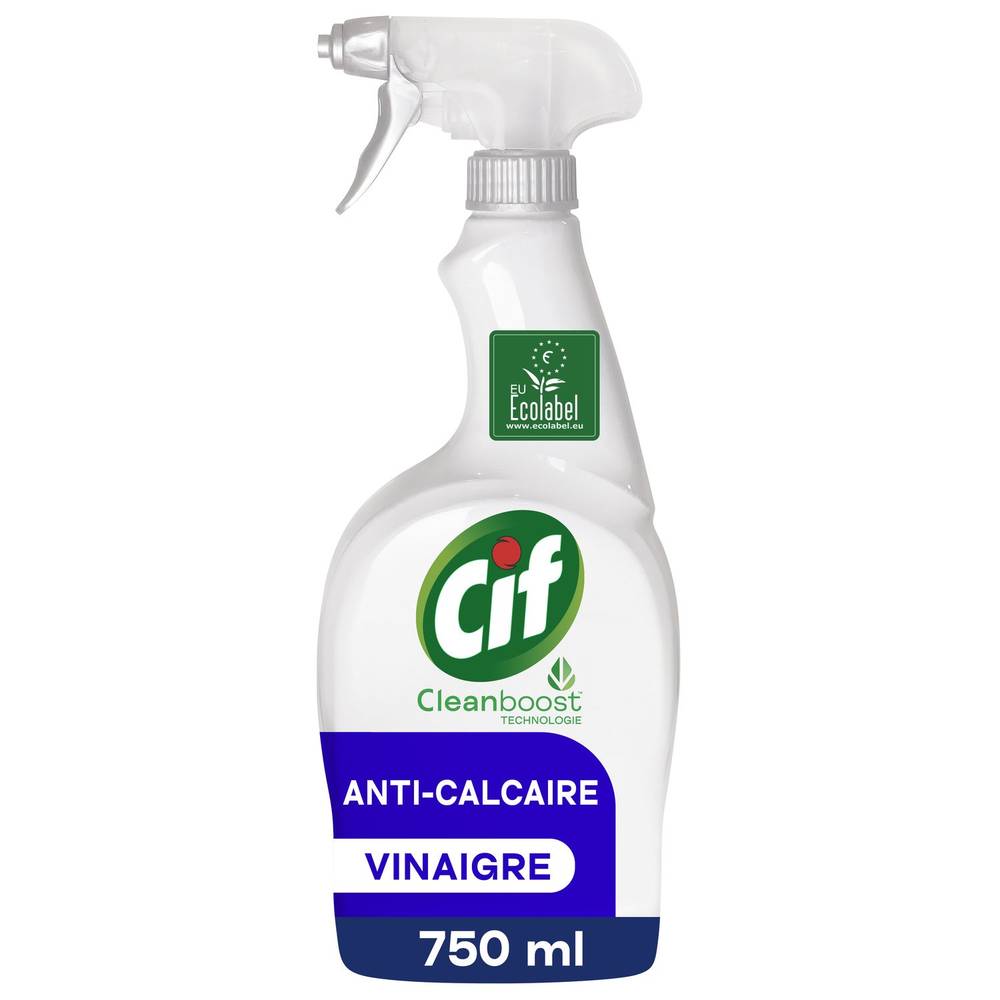 Cif - Nettoyant ménager anti calcaire au vinaigre