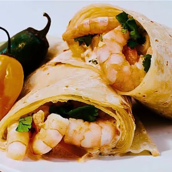 Baja Shrimp Burro