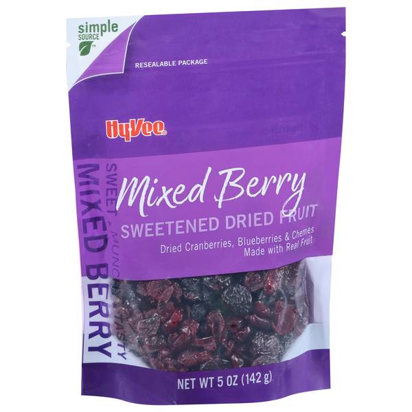 Hy-Vee Fruit Dried Mixed Berry Blend