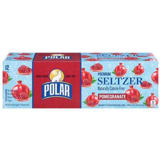 Polar Pomegranate Seltzer (12 ct, 12 fl oz)