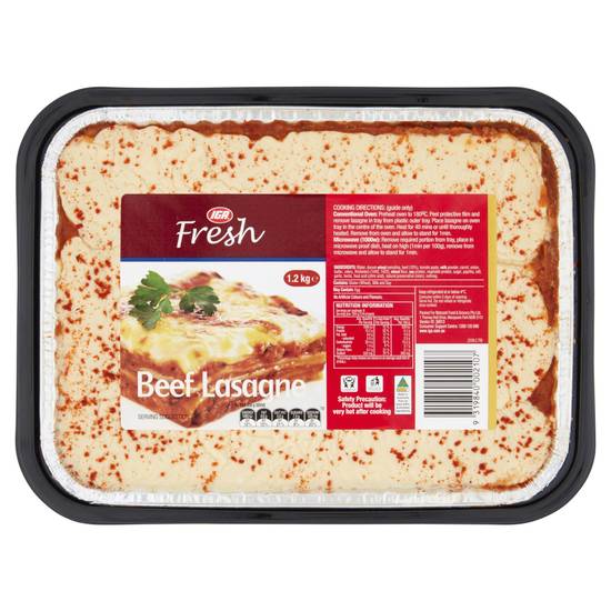 Iga Fresh Beef Lasagne 1.2kg
