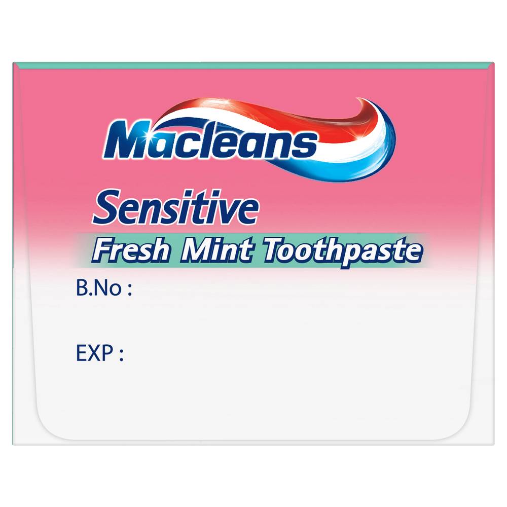 Macleans Sensitive Fresh Mint Toothpaste - Last minute Delivery For ...