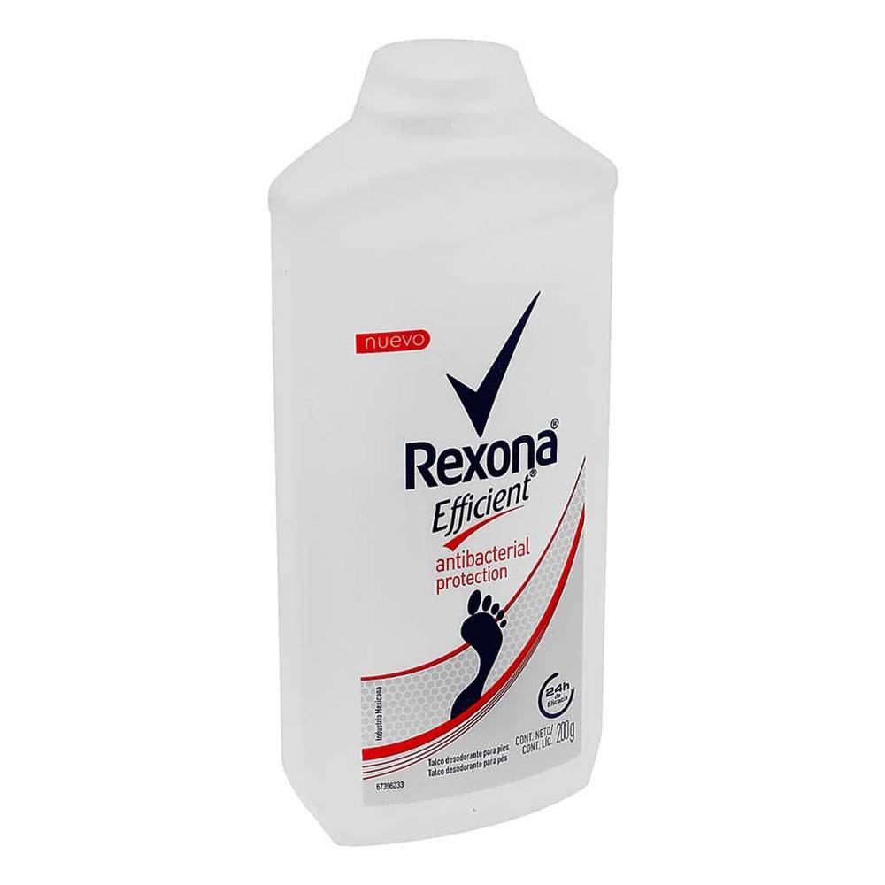 Rexona talco desodorante efficient (botella 200 g)
