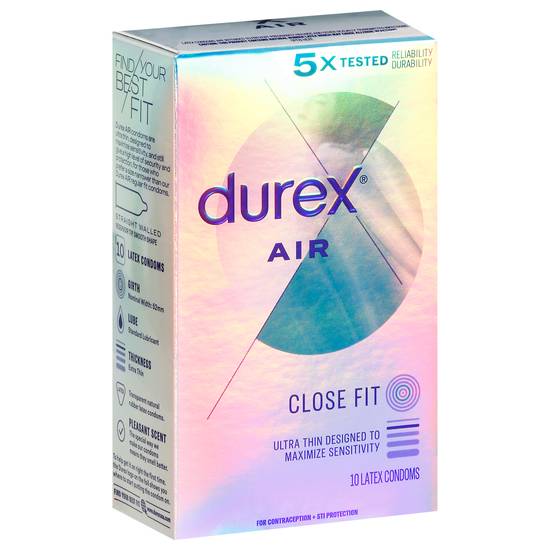 Durex Close Fit Ultra Thin Latex Condoms