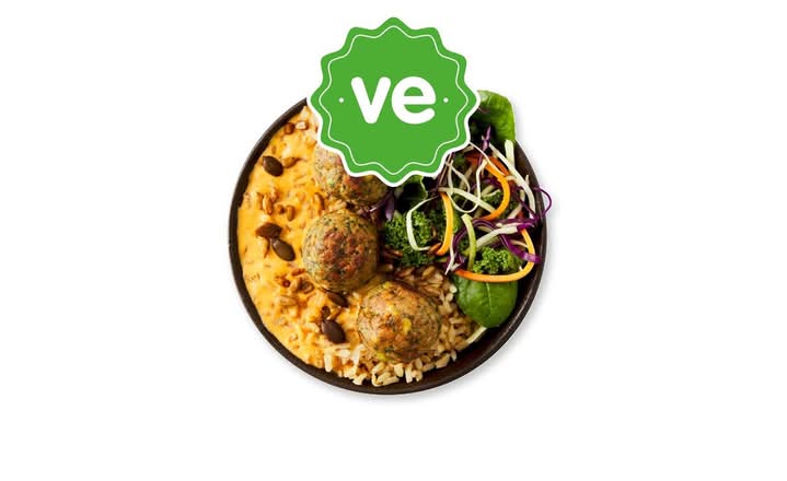 veggie'balls & coconut soup