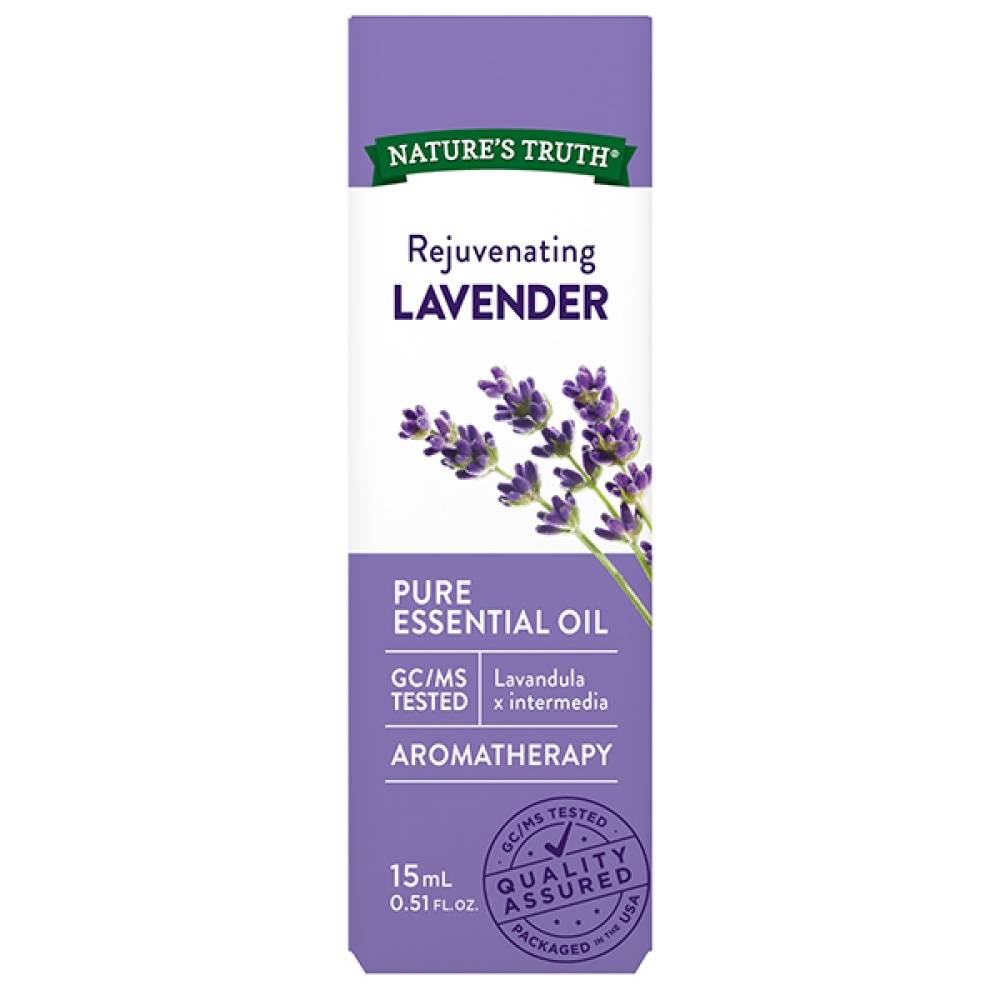 Nature's Truth Lavender Rejuvenating Aromatherapy 100% Pure Essential Oil (15 ml)