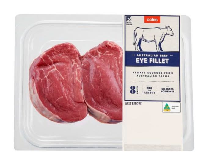 Coles Beef Eye Fillet (450g)