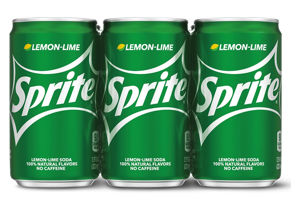 Sprite Soda, Lemon-Lime (6 x 7.5 fl oz)
