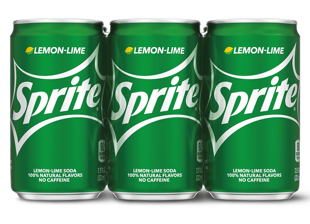 Sprite Soda, Lemon-Lime (6 x 7.5 fl oz)