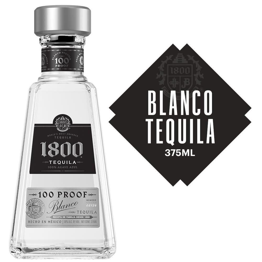 1800 100% Agave Azul Blanco Tequila Delivery Near Me | Order