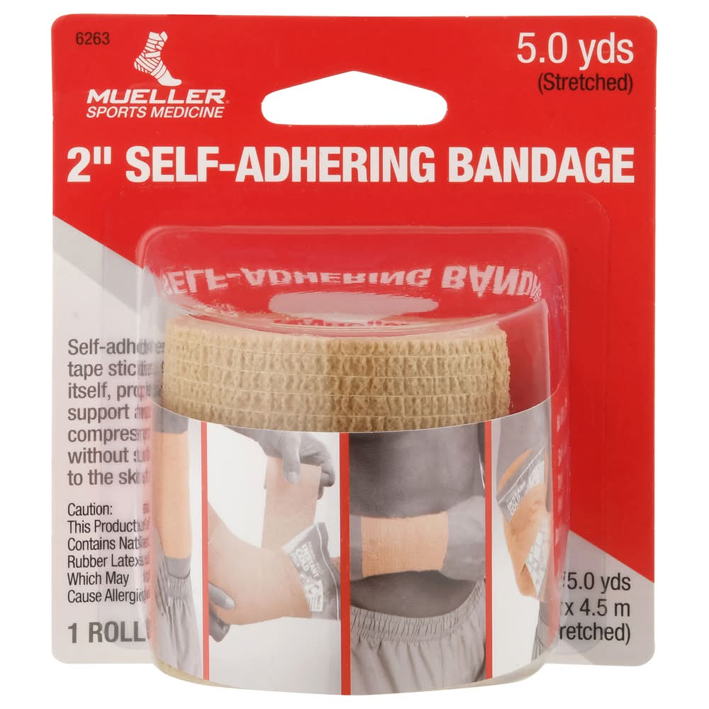 Mueller 2 Inches Self-Adhering Bandage (1.6 oz)