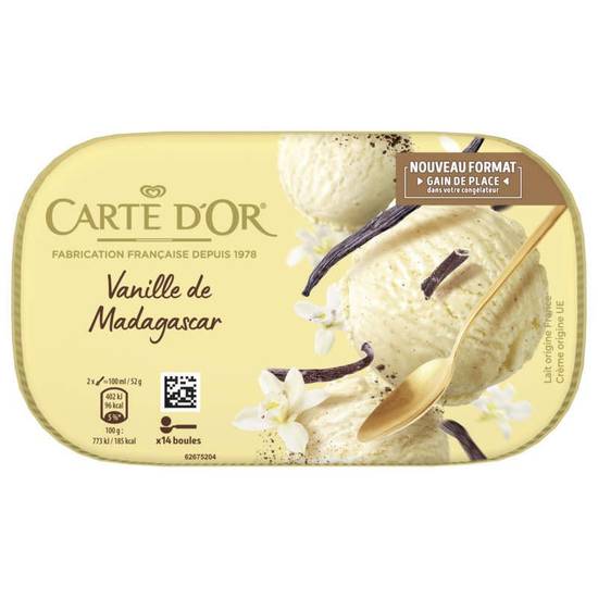 Carte D'Or Ice Cream Dessert Vanille de Madagascar 367g