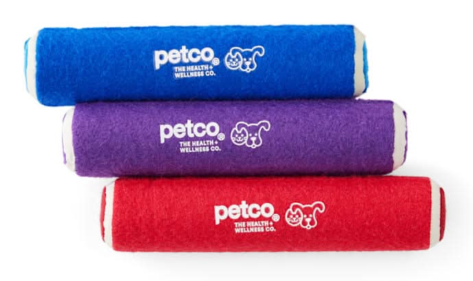 Petco Tennis Ball Stick Dog Toy, Size 7.5 In, Assorted
